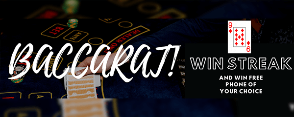 BACCARAT 9 WIN STREAK CHALLENGE