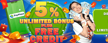 UNLI 5% Reload Bonus with Paymaya, And on top, FREE CREDIT!!!