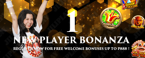 Register Now for Free Welcome Bonuses Up to P888 ! New Player Bonanza #1