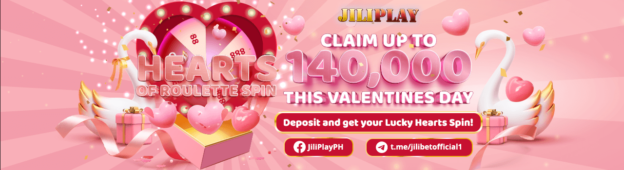 JILIBET Hearts of Roulette Lucky Spin