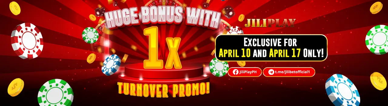 HUGE BONUS with 1x TURNOVER